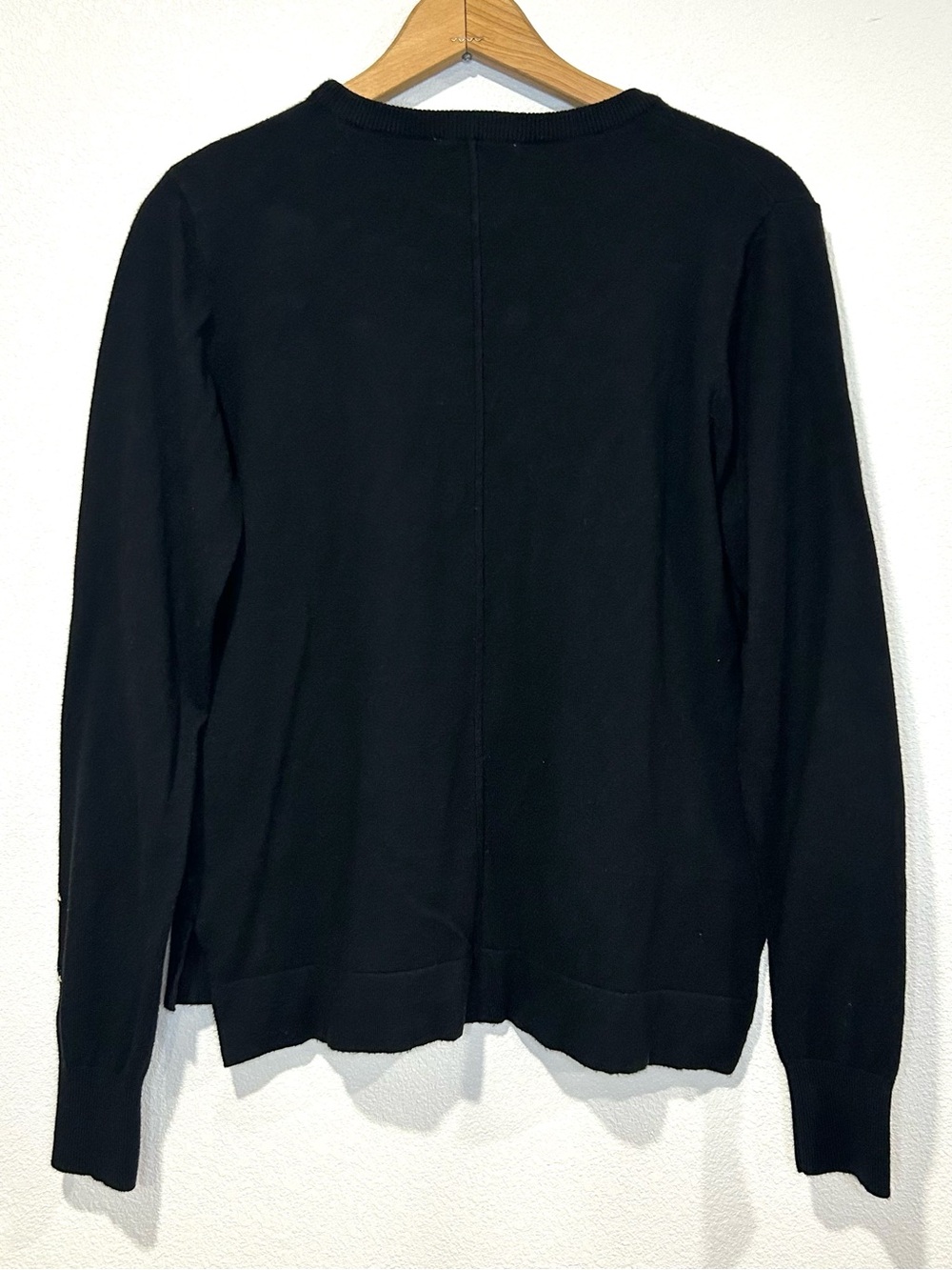 THML Lightning Bolt Black Neon Sweater 80s 90s Y2K Style Lightweight Knit Size S - Picture 3 of 7